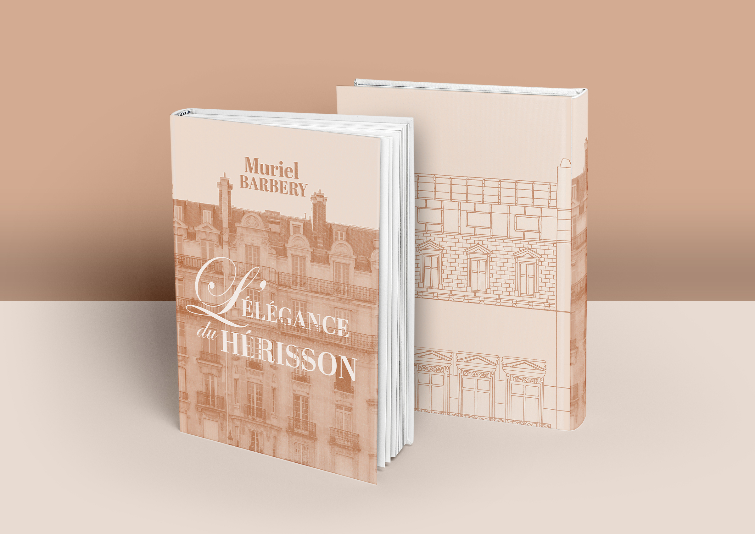 Book Cover Mockup, L'elegance du Herisson